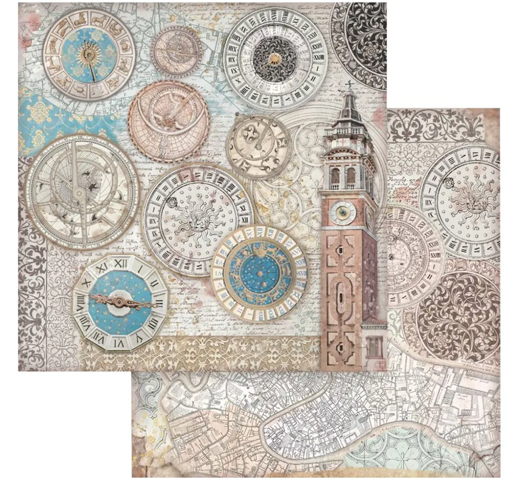 Stamperia Farb- & Motivblöcke|Scrapbooking>Scrapbook-Block "Venice"
