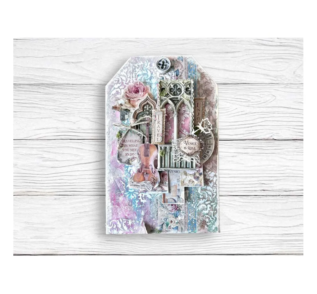 Stamperia Farb- & Motivblöcke|Scrapbooking>Scrapbook-Block "Venice"