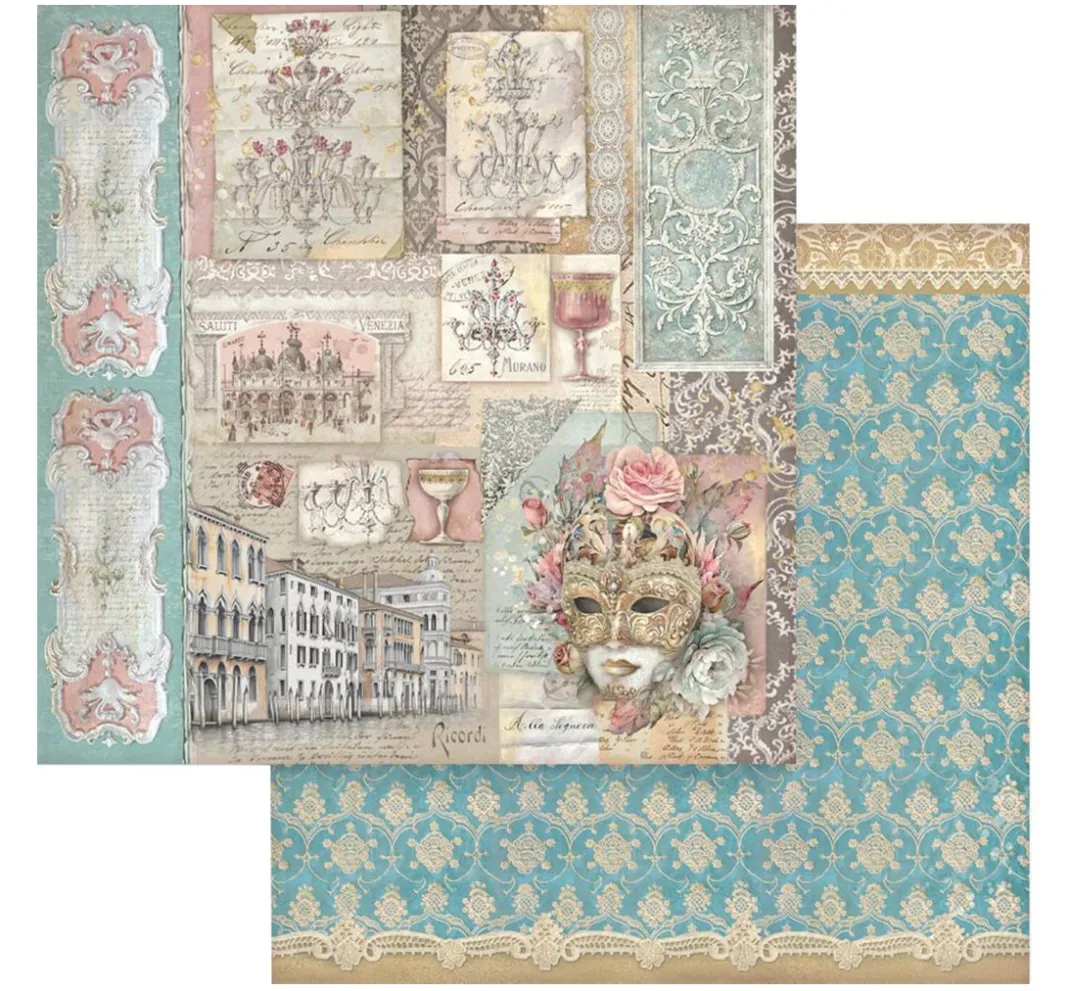 Stamperia Farb- & Motivblöcke|Scrapbooking>Scrapbook-Block "Venice"