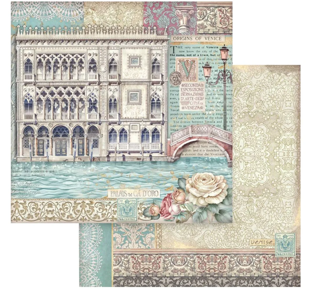 Stamperia Farb- & Motivblöcke|Scrapbooking>Scrapbook-Block "Venice"