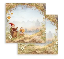 Stamperia Farb- & Motivblöcke|Scrapbooking>Scrapbook-Block "Whispering Woods"