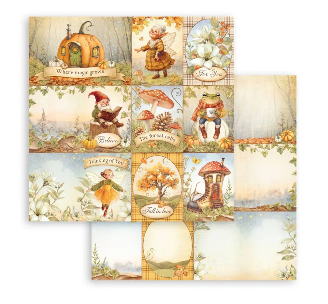 Stamperia Farb- & Motivblöcke|Scrapbooking>Scrapbook-Block "Whispering Woods"