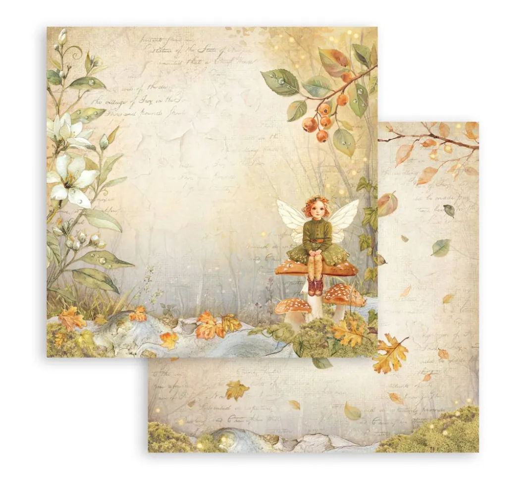 Stamperia Farb- & Motivblöcke|Scrapbooking>Scrapbook-Block "Whispering Woods"