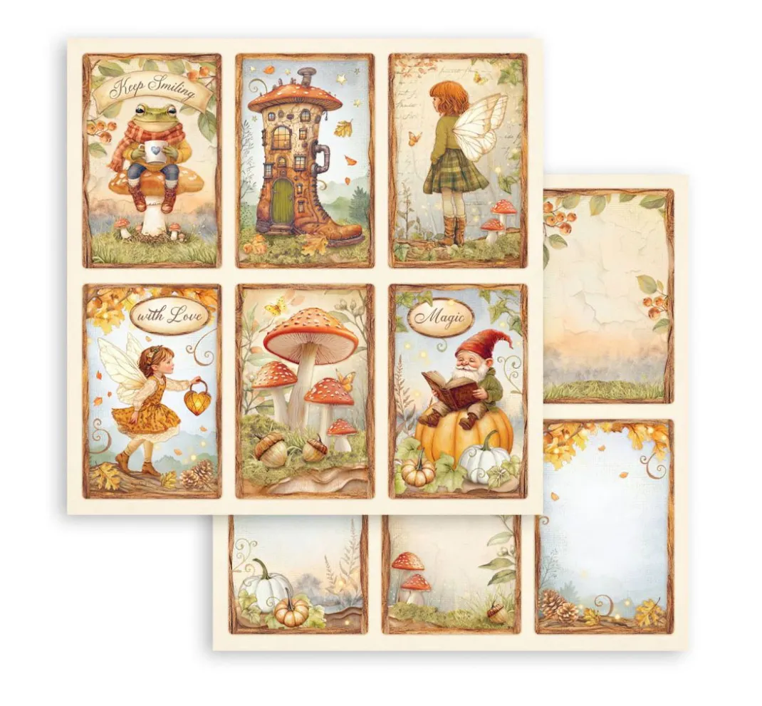 Stamperia Farb- & Motivblöcke|Scrapbooking>Scrapbook-Block "Whispering Woods"