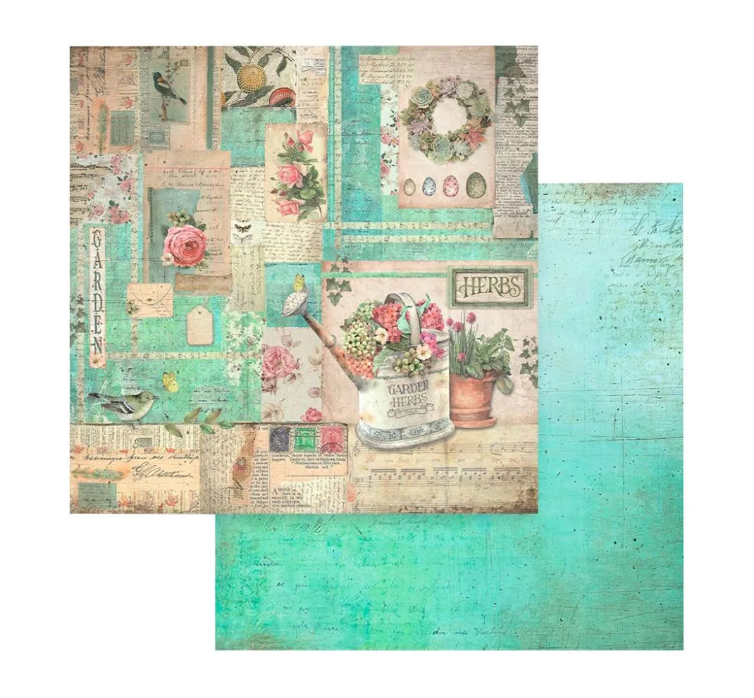 Stamperia Farb- & Motivblöcke|Scrapbooking>Scrapbooking Pad "Garden"