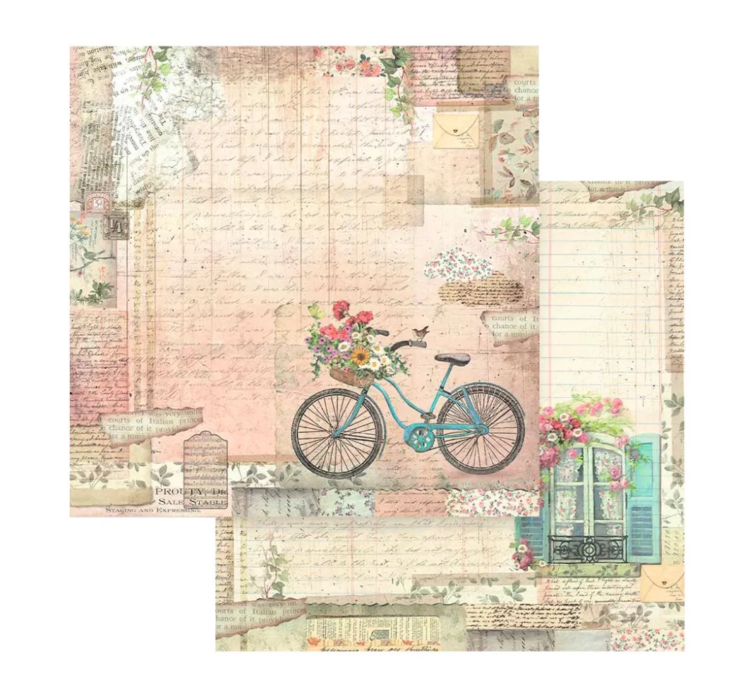 Stamperia Farb- & Motivblöcke|Scrapbooking>Scrapbooking Pad "Garden"