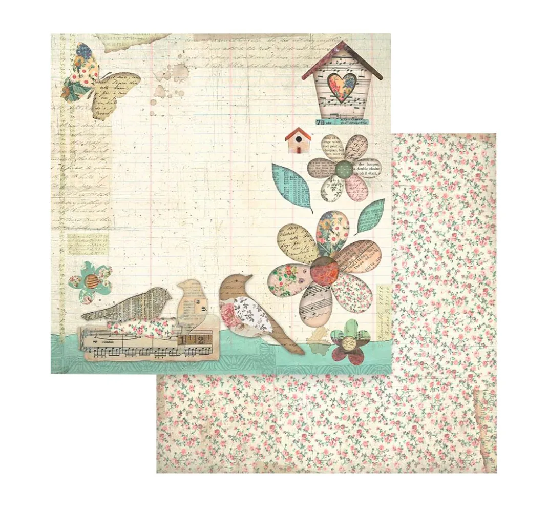 Stamperia Farb- & Motivblöcke|Scrapbooking>Scrapbooking Pad "Garden"