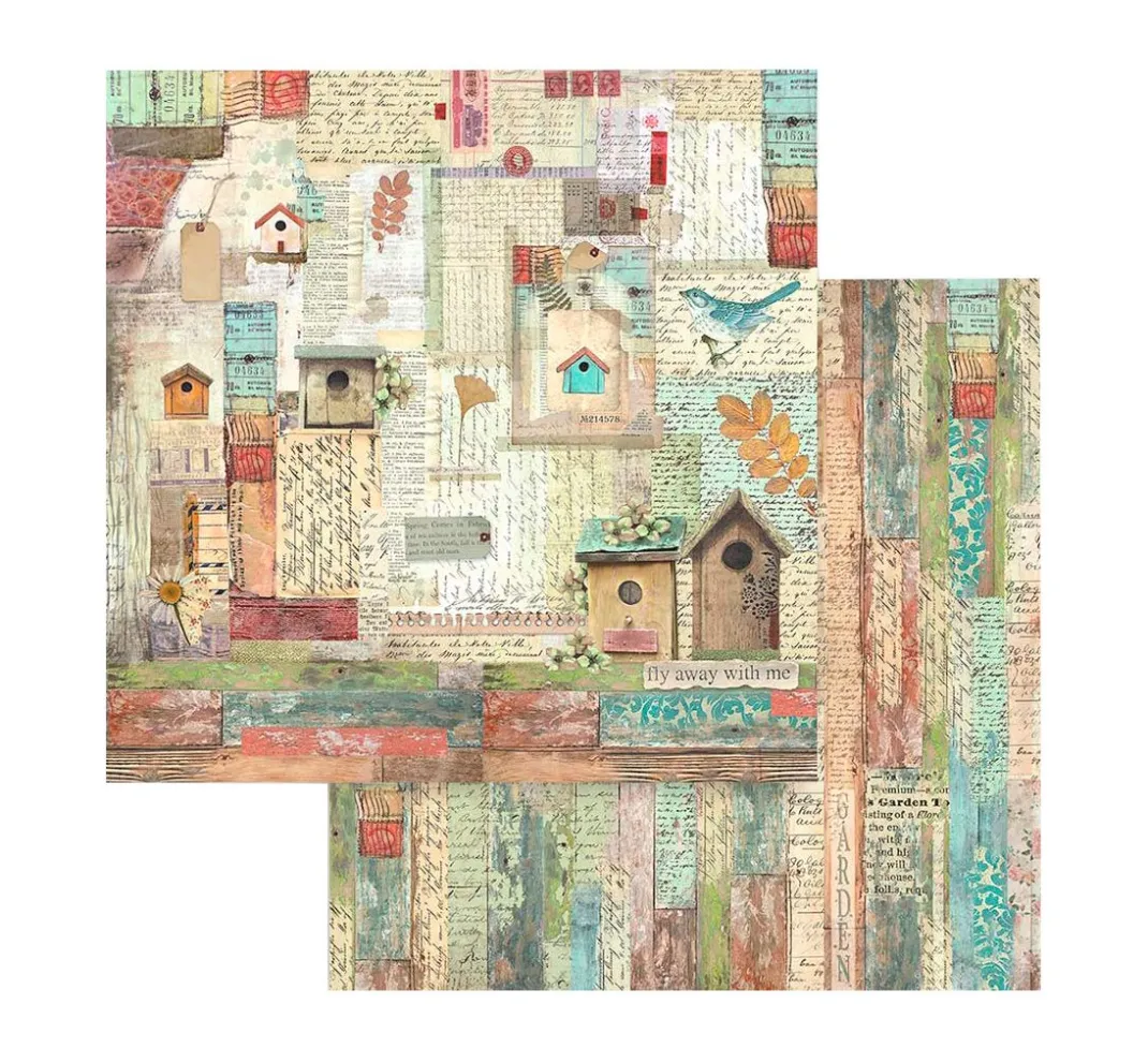 Stamperia Farb- & Motivblöcke|Scrapbooking>Scrapbooking Pad "Garden"