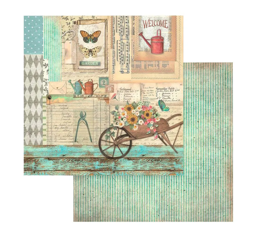 Stamperia Farb- & Motivblöcke|Scrapbooking>Scrapbooking Pad "Garden"