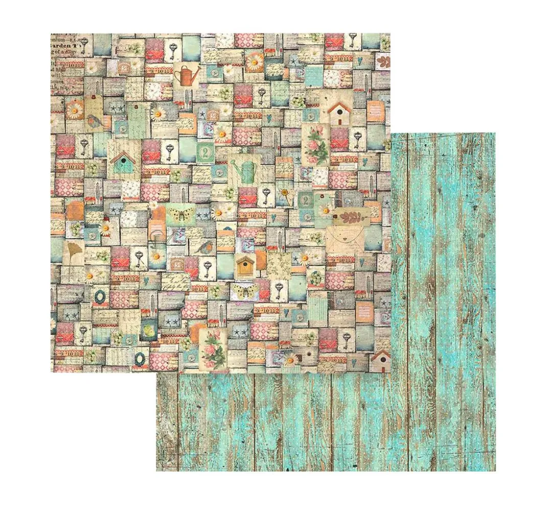 Stamperia Farb- & Motivblöcke|Scrapbooking>Scrapbooking Pad "Garden"
