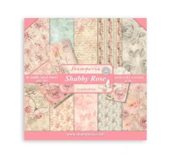 Stamperia Farb- & Motivblöcke|Scrapbooking>Scrapbooking Pad "Shabby Rose"