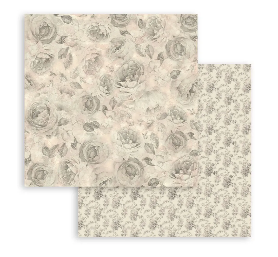 Stamperia Farb- & Motivblöcke|Scrapbooking>Scrapbooking Pad "Shabby Rose"