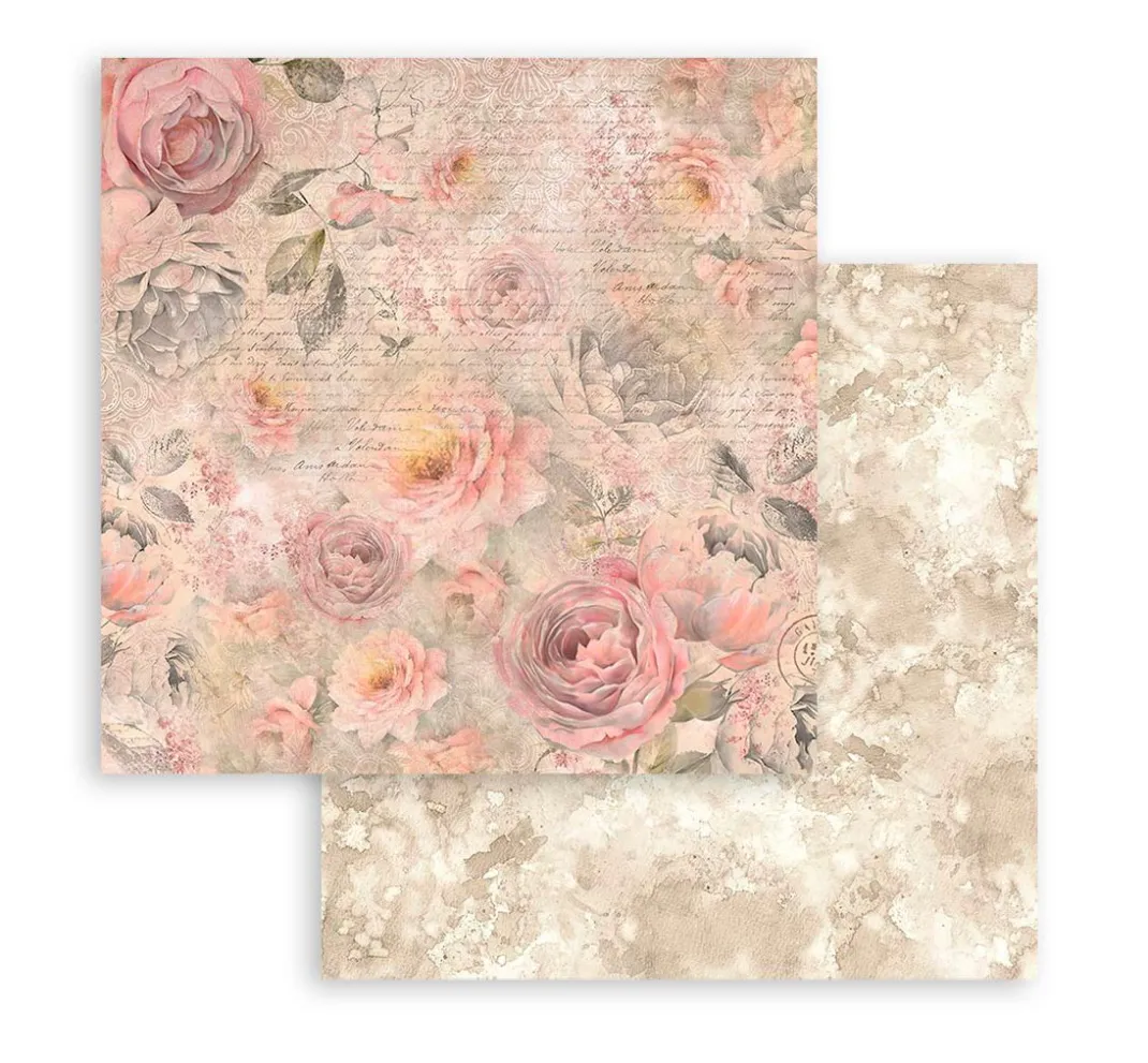 Stamperia Farb- & Motivblöcke|Scrapbooking>Scrapbooking Pad "Shabby Rose"