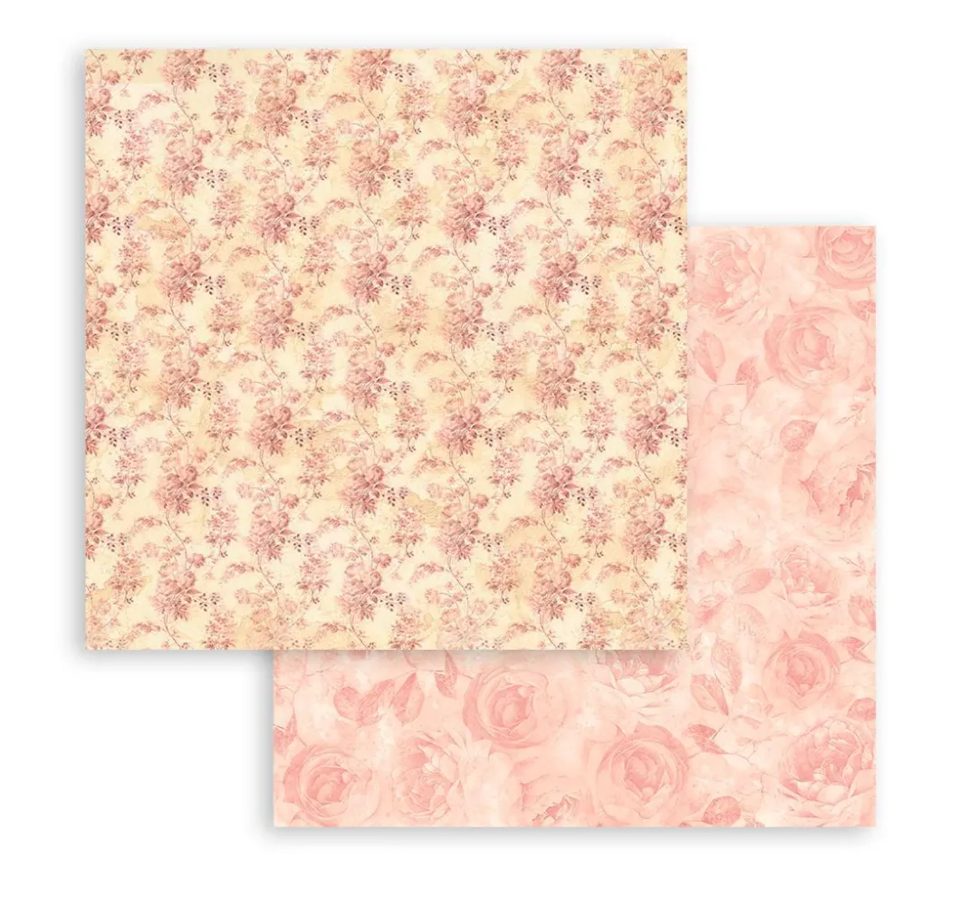 Stamperia Farb- & Motivblöcke|Scrapbooking>Scrapbooking Pad "Shabby Rose"