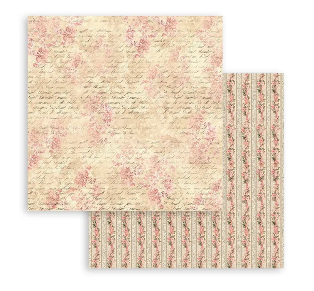 Stamperia Farb- & Motivblöcke|Scrapbooking>Scrapbooking Pad "Shabby Rose"