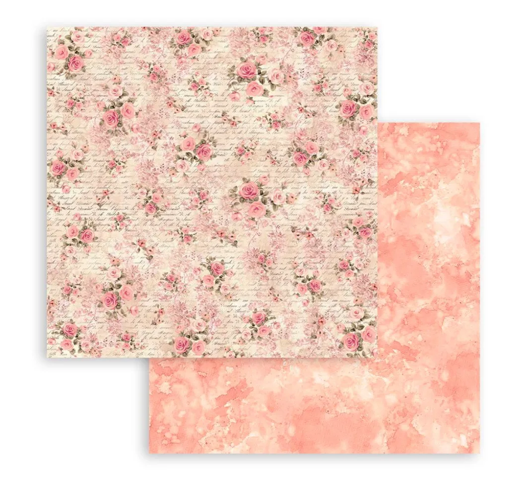 Stamperia Farb- & Motivblöcke|Scrapbooking>Scrapbooking Pad "Shabby Rose"