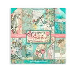 Kinder Stamperia Papier|Farb- & Motivblöcke>Scrapbooking Pad "Wonderland"