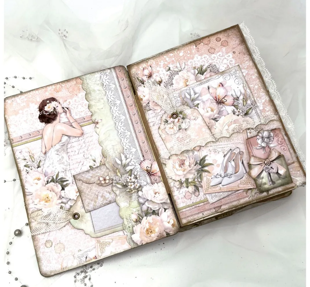 Ciao Bella Farb- & Motivblöcke|Scrapbooking>Scrapbook-Papier "Always & Forever"