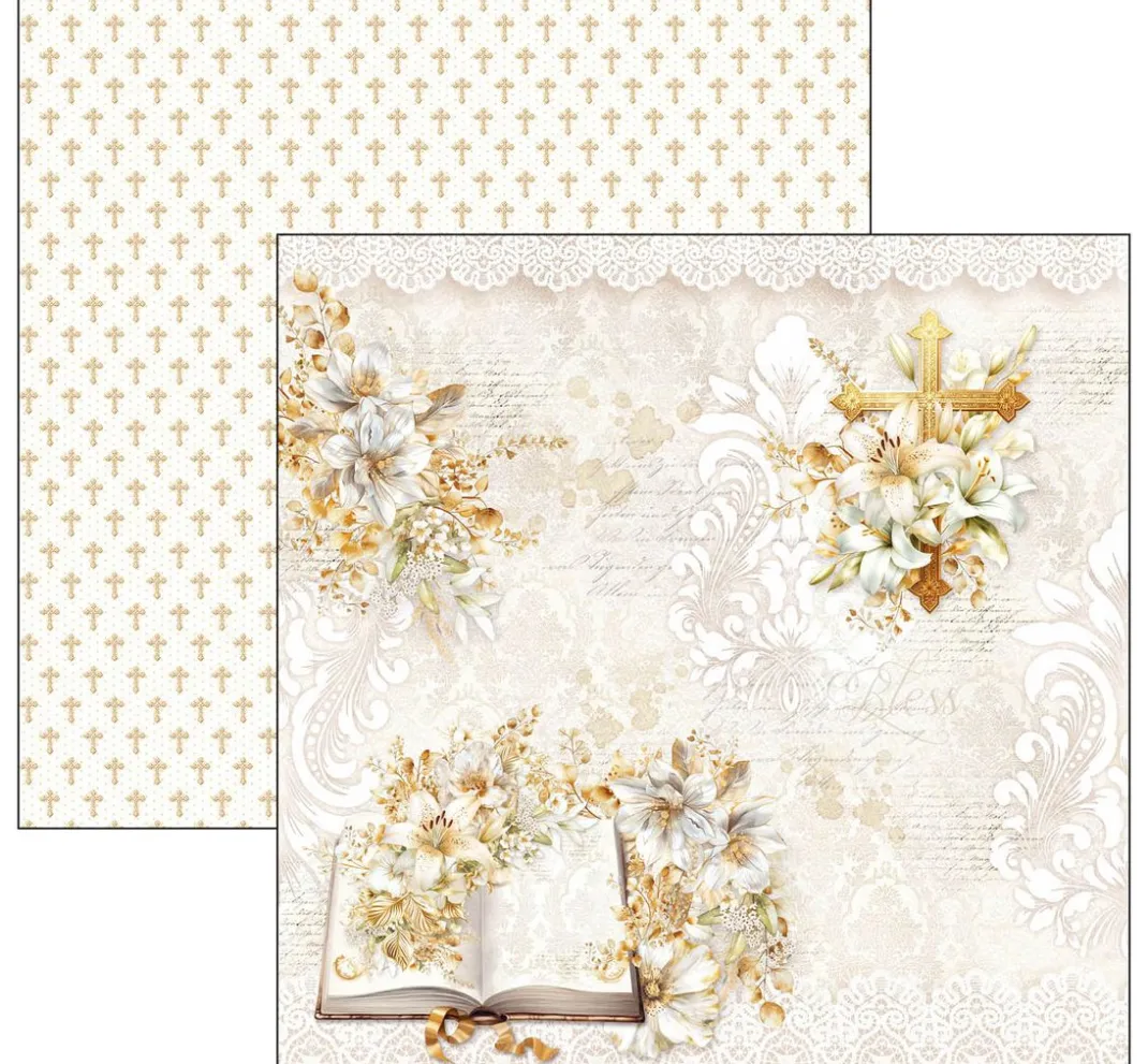 Ciao Bella Farb- & Motivblöcke|Scrapbooking>Scrapbook-Papier "Blessing Day"