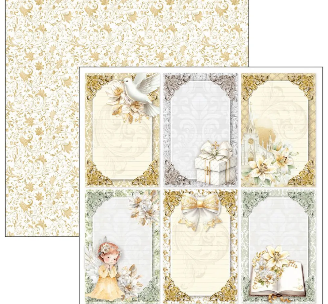 Ciao Bella Farb- & Motivblöcke|Scrapbooking>Scrapbook-Papier "Blessing Day"
