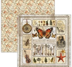 Ciao Bella Farb- & Motivblöcke|Scrapbooking>Scrapbook-Papier "Cabinet of Curiosities"