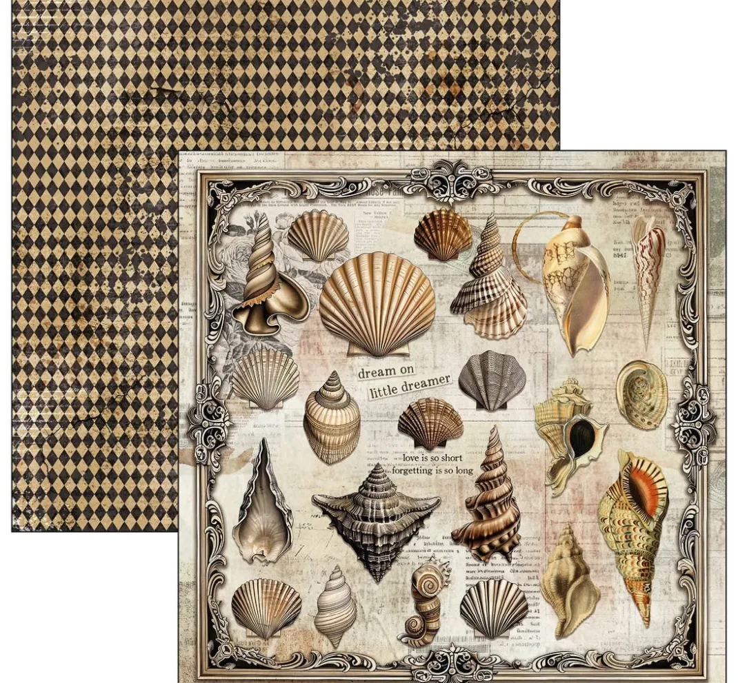 Ciao Bella Farb- & Motivblöcke|Scrapbooking>Scrapbook-Papier "Cabinet of Curiosities"