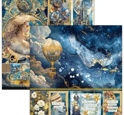 Ciao Bella Farb- & Motivblöcke|Scrapbooking>Scrapbook-Papier "Celestial"