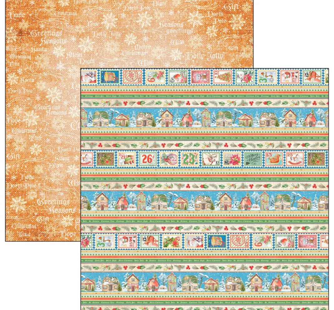 Kinder Ciao Bella Papier|Farb- & Motivblöcke>Scrapbook-Papier "Dear Santa"