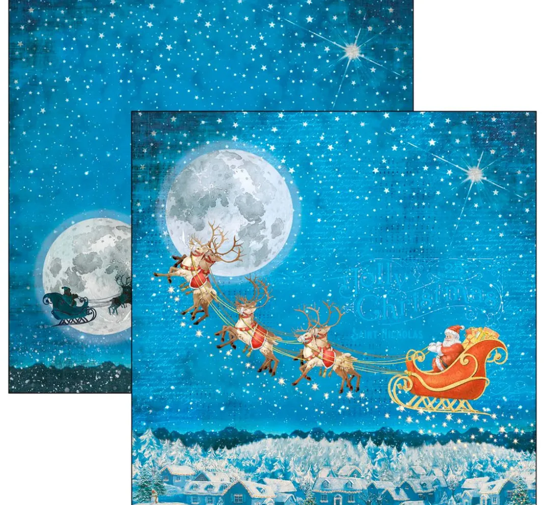 Kinder Ciao Bella Papier|Farb- & Motivblöcke>Scrapbook-Papier "Dear Santa"