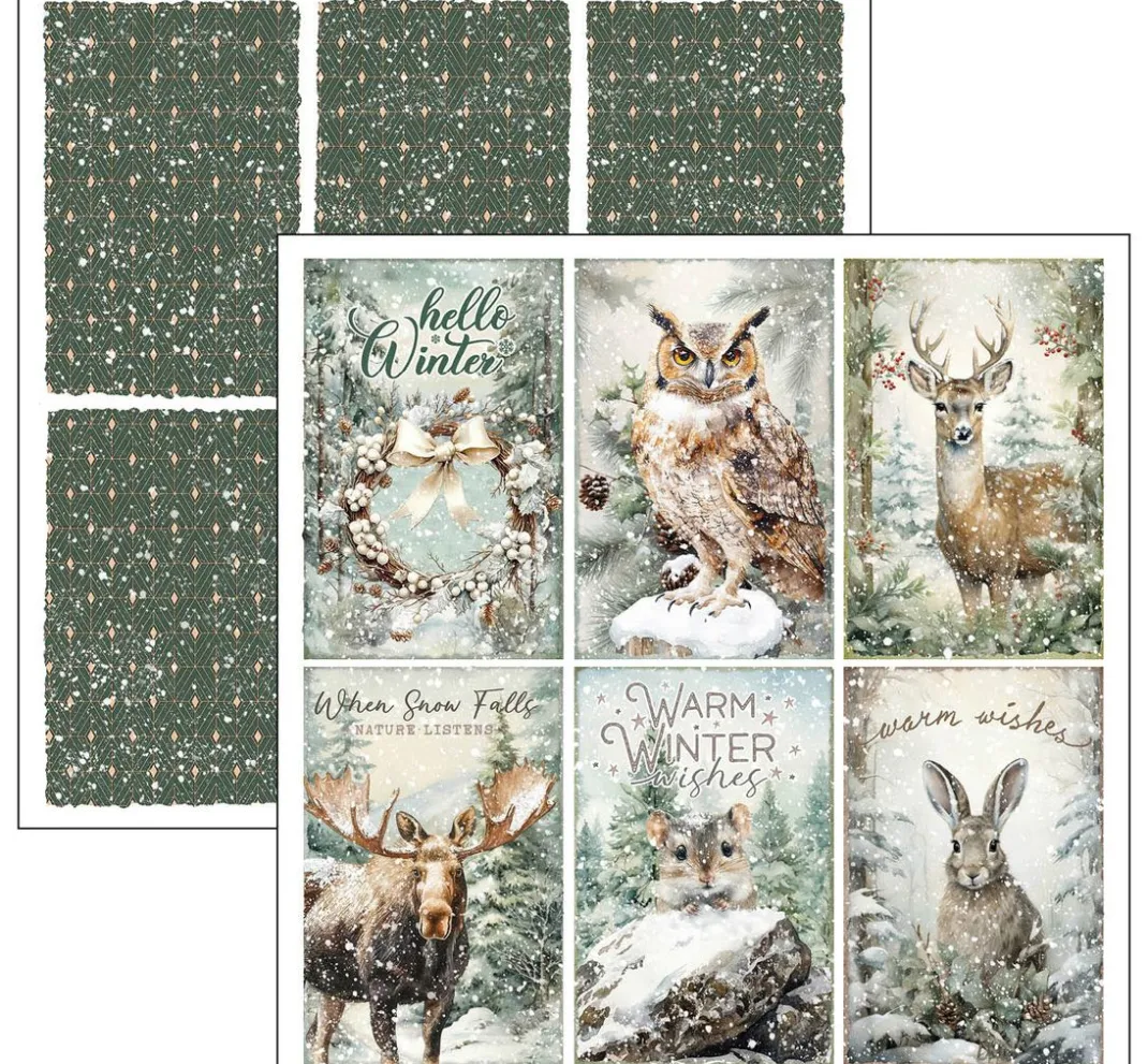 Ciao Bella Farb- & Motivblöcke|Scrapbooking>Scrapbook-Papier "Forest Tales"