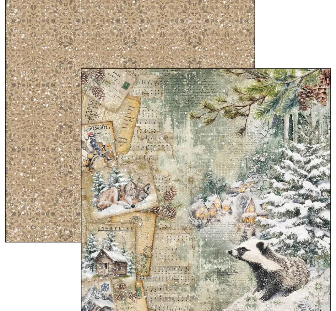 Ciao Bella Farb- & Motivblöcke|Scrapbooking>Scrapbook-Papier "Forest Tales"
