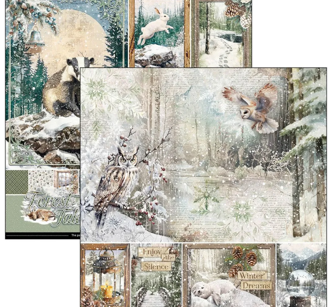 Ciao Bella Farb- & Motivblöcke|Scrapbooking>Scrapbook-Papier "Forest Tales"