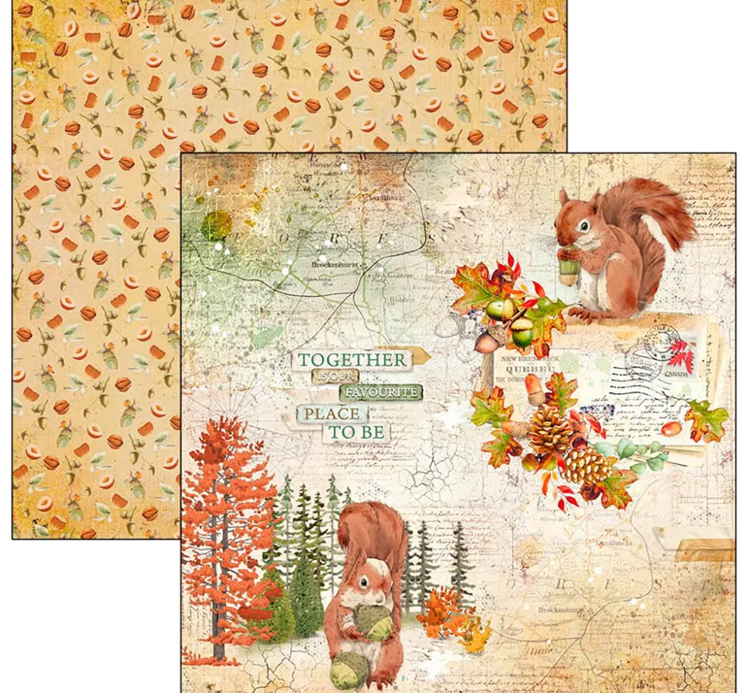 Kinder Ciao Bella Papier|Farb- & Motivblöcke>Scrapbook-Papier "Into the Wild"