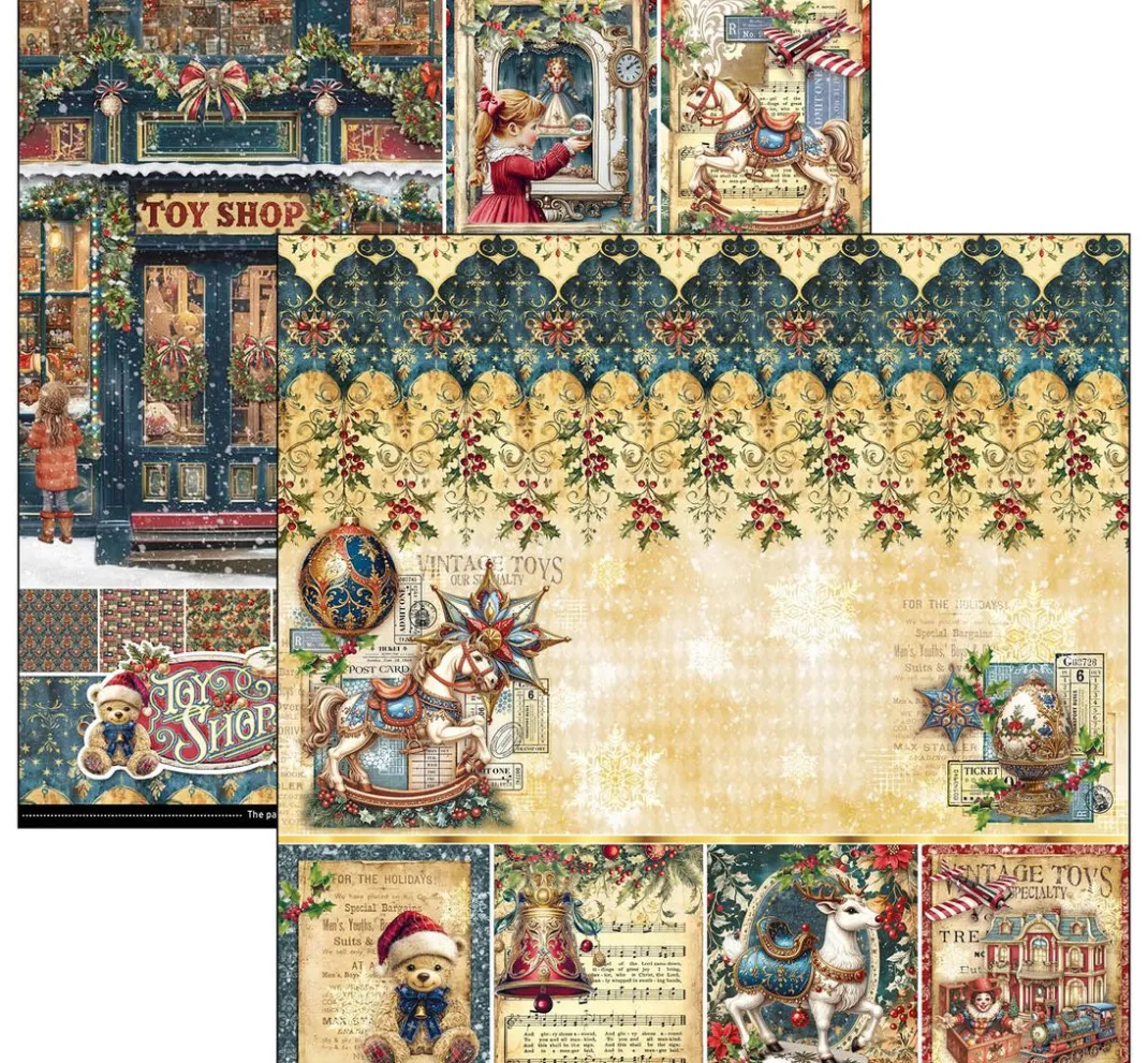 Ciao Bella Scrapbooking>Scrapbook-Papier "Toy Shop"