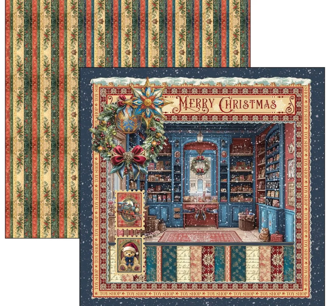 Ciao Bella Scrapbooking>Scrapbook-Papier "Toy Shop"