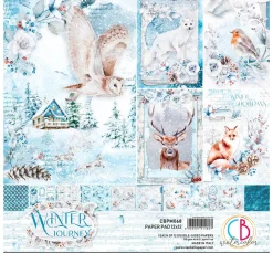 Kinder Ciao Bella Papier|Farb- & Motivblöcke>Scrapbook-Papier "Winter Journey"