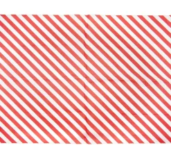 Rico Design Seidenpapier & Strohseide>Seidenpapier "Streifen Rot/Weiß"