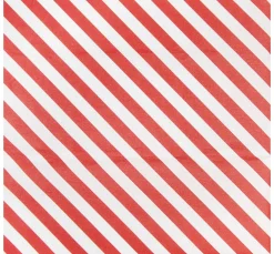 Rico Design Seidenpapier & Strohseide>Seidenpapier "Streifen Rot/Weiß"