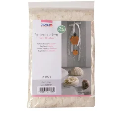 GLOREX Seifen-Design|Seifen>Seifenflocken zum Kneten, Weiss