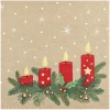 HOME FASHION Weihnachten|Serviettentechnik>Serviette "Advent Lights"