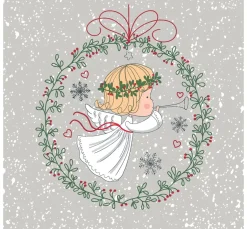 Paper+Design Winter|Anlässe>Serviette "Angel Child"