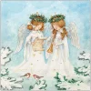 Ambiente Weihnachten|Serviettentechnik>Serviette "Angel Musicians"