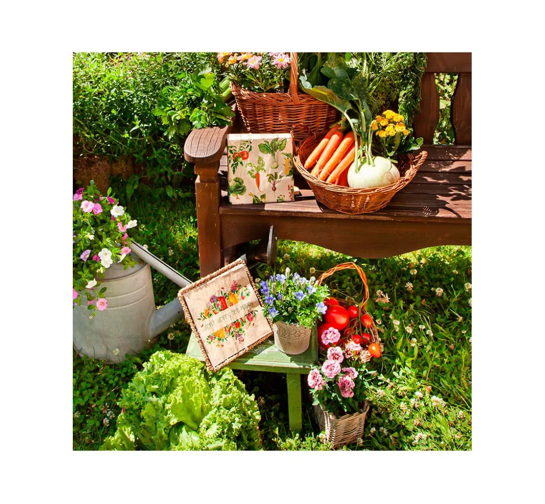 HOME FASHION Sommer|Frühling>Serviette "Be Happy"