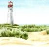 Paper+Design Maritim|Serviettentechnik>Serviette "Beach Lighthouse"