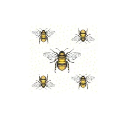 Ambiente Sommer|Serviettentechnik>Serviette "Bienen"
