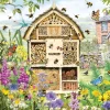Ambiente Sommer|Frühling>Serviette "Bienenhotel"