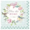 IHR Frühling|Serviettentechnik>Serviette "Bless this home"