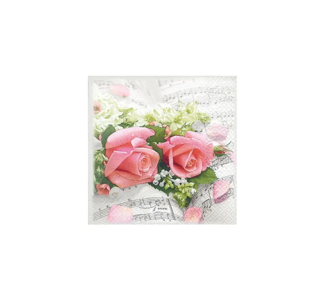 HOME FASHION Anlässe|Sommer>Serviette "Blumen Symphonie"