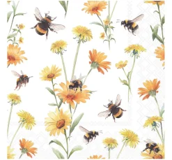 Ambiente Frühling|Serviettentechnik>Serviette "Busy Bees"