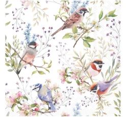 Ambiente Frühling|Serviettentechnik>Serviette "Busy Birds"